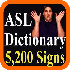 Book Cover: ASL Dictionary 5200 Signs